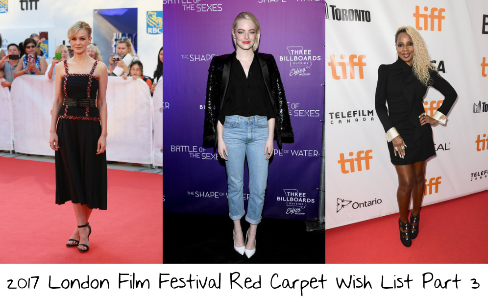 2017 London Film Festival Red Carpet Wish List Part 3